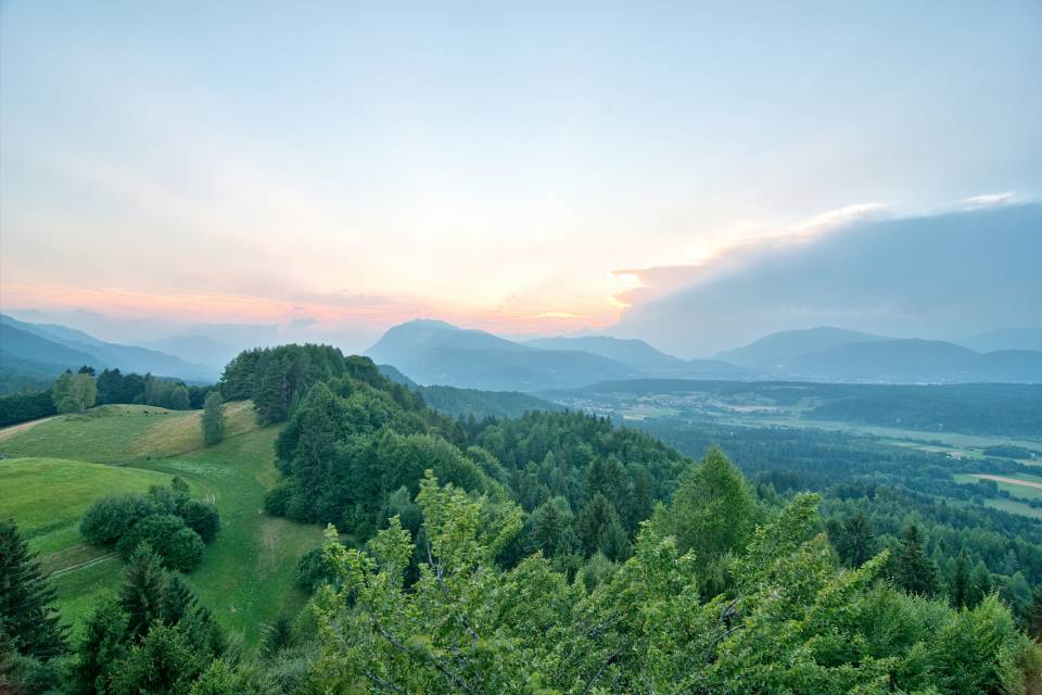 Panorama Straße in Kärnten