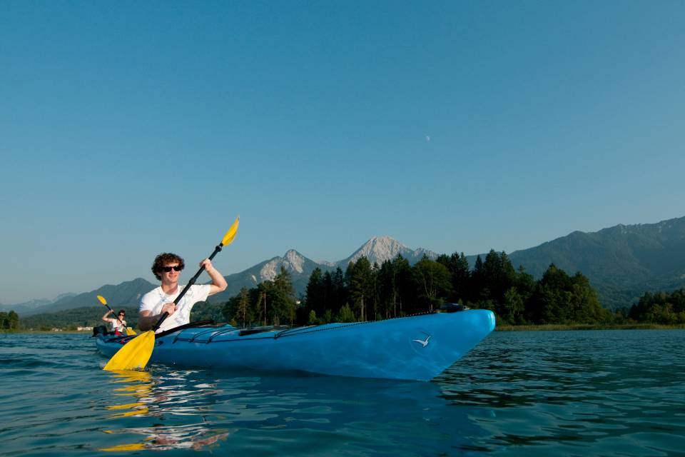 Kajakfahren auf dem Faaker See