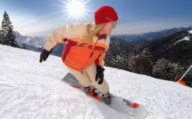 Snowboarden am Dreiländereck