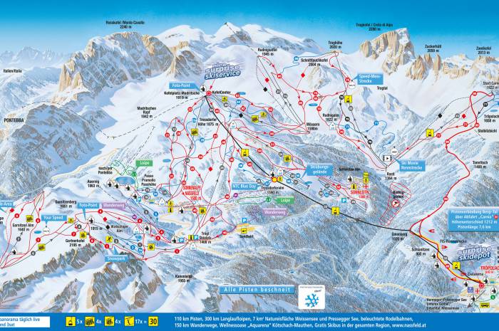 One of the top 10 ski resorts in Austria: Skiarena Nassfeld (approx. 40 min.) - Karglhof